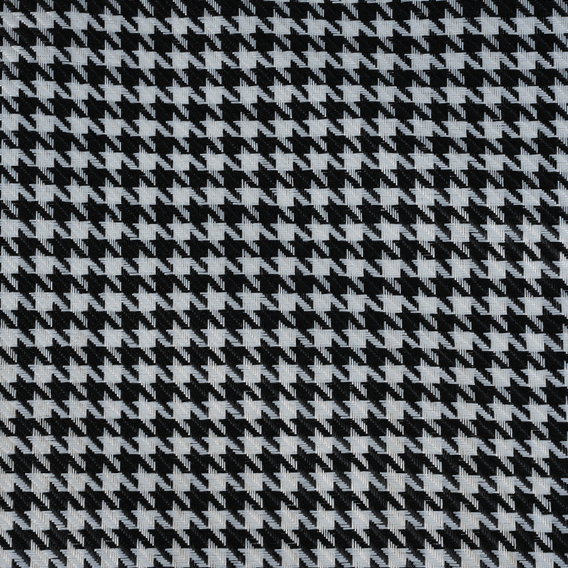 Karirana poliesterska platnena tkanina u obliku houndstooth-a